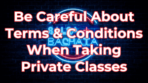 Be Careful About Terms & Conditions When Taking Private Classes - Dance With Me India