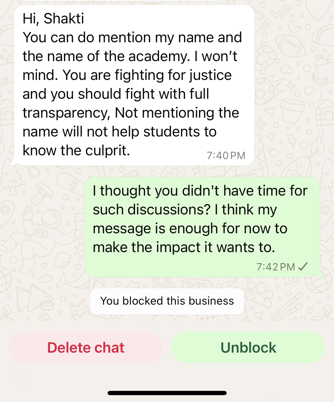 Dance Studio Owner Messaged me this after I posted in Social Dancing in Delhi India Global WhatsApp groups